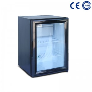 factory Outlets for Mini Hotel Fridge - Glass Door Hotel and Home Use Mini Beverage Fridge M-25T – Mdesafe